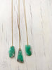 Chrysoprase Raw Necklace