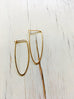 Gold Filled Hammered Hoop