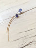 Tanzanite Arc Earrings