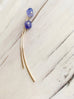 Tanzanite Arc Earrings