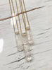 Crystal Quartz  Point Pendant Necklace