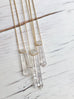 Crystal Quartz  Point Pendant Necklace