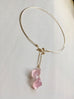 Rose Quartz Lariat Necklace