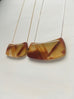Carnelian Curved Bar Necklace