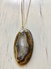 Montana Agate Pendant Necklace