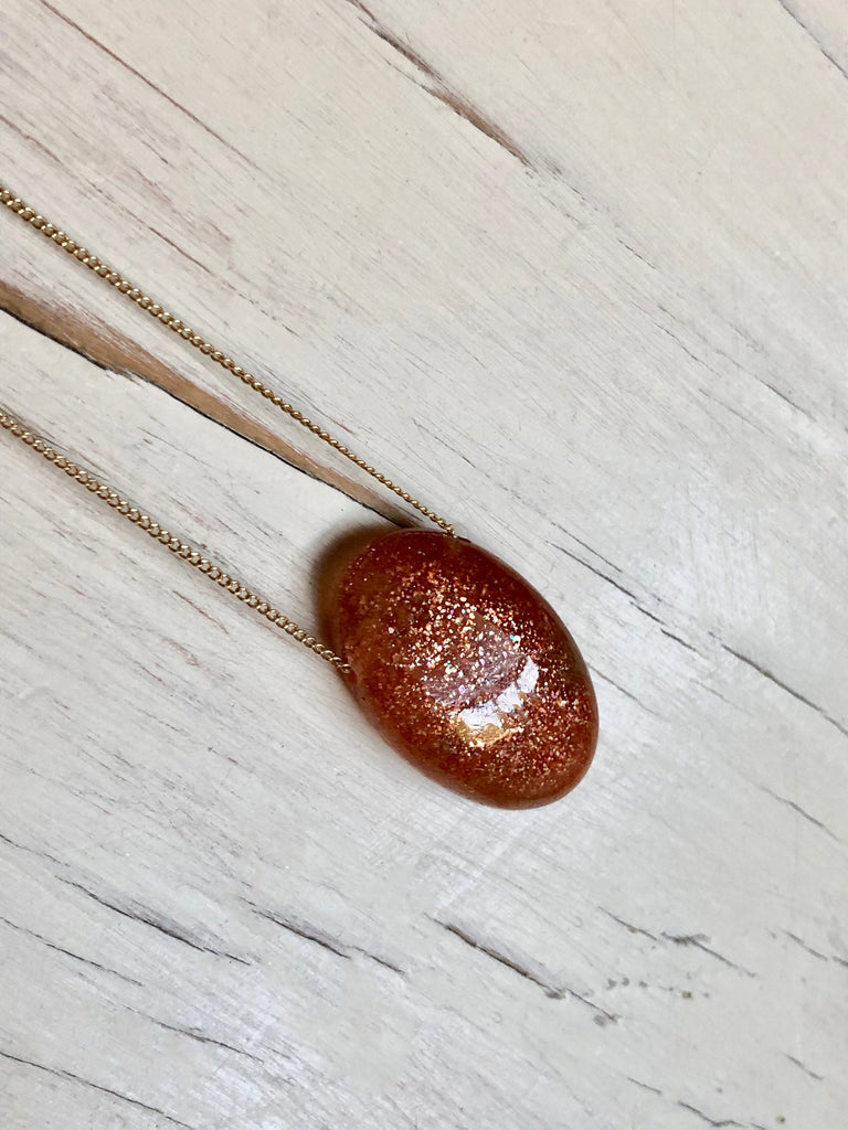 Sunstone Pendant Necklace