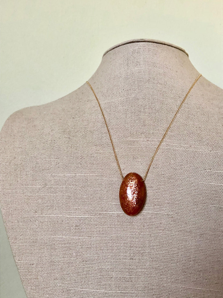 Sunstone Pendant Necklace