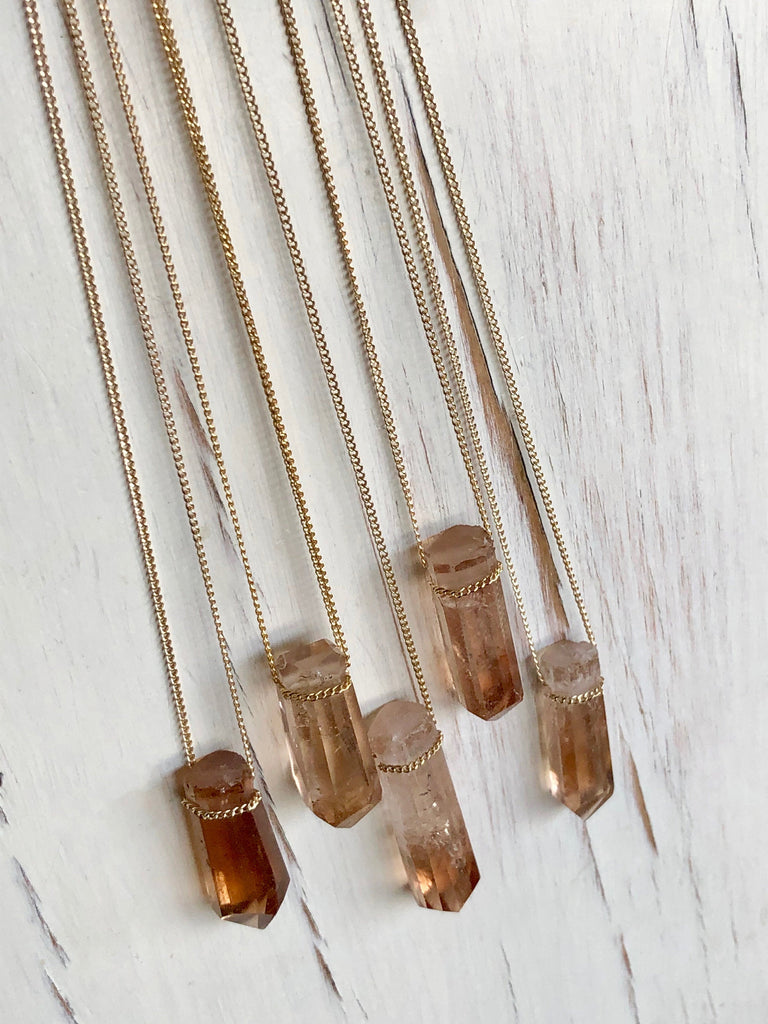 Topaz Pendant Necklace