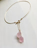 Rose Quartz Lariat Necklace