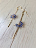 Tanzanite Bar Dangle Earring