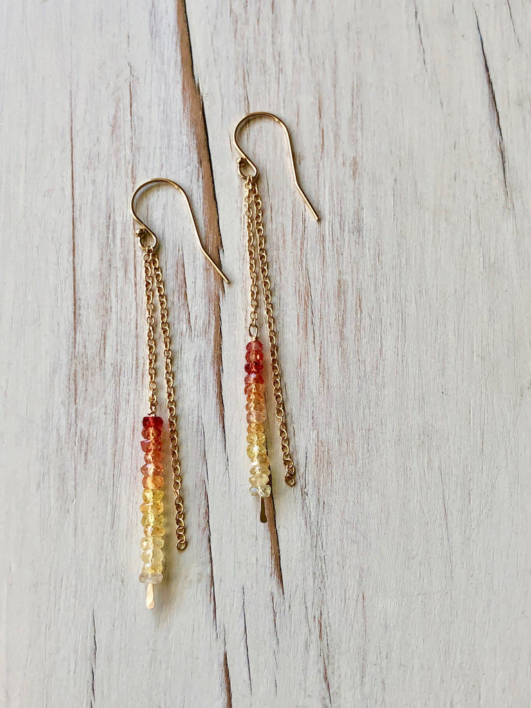 Sapphire Dangle Earrings