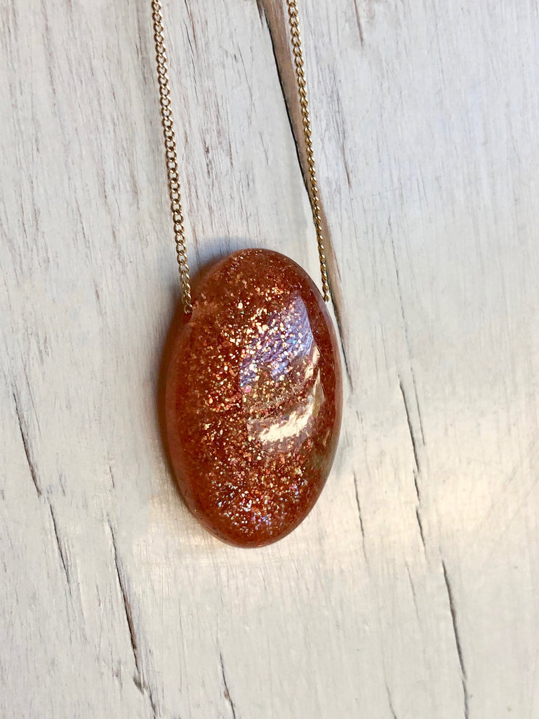 Sunstone Pendant Necklace
