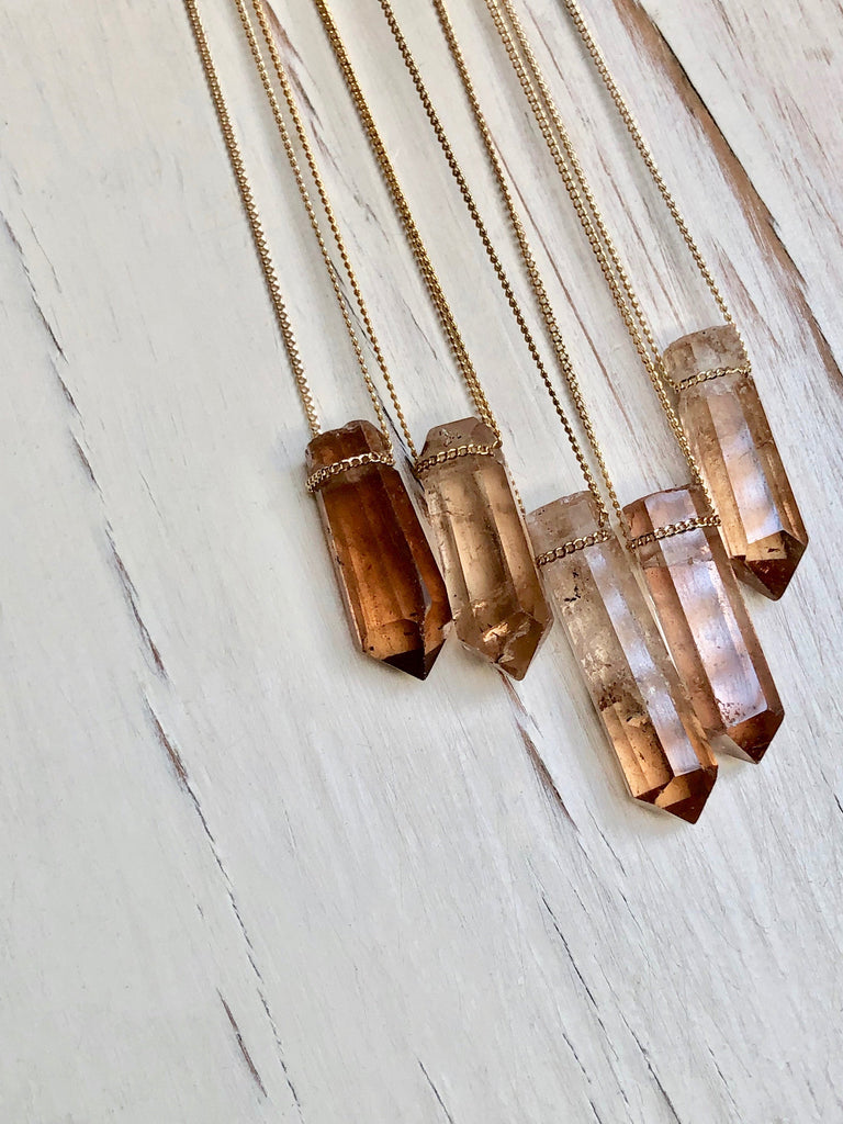 Topaz Pendant Necklace