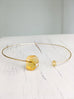 Citrine Choker Raw Gemstone Necklace