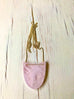 Rose Quartz  Geometric Pendant Necklace