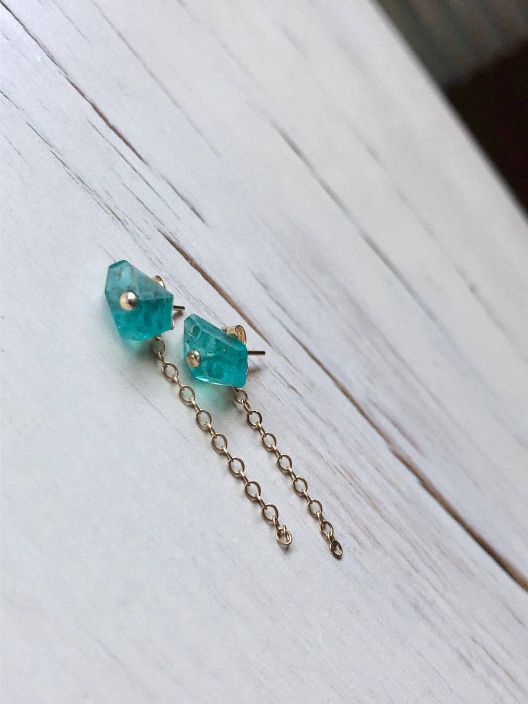 Apatite Chain Studs