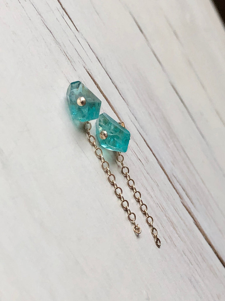 Apatite Chain Studs