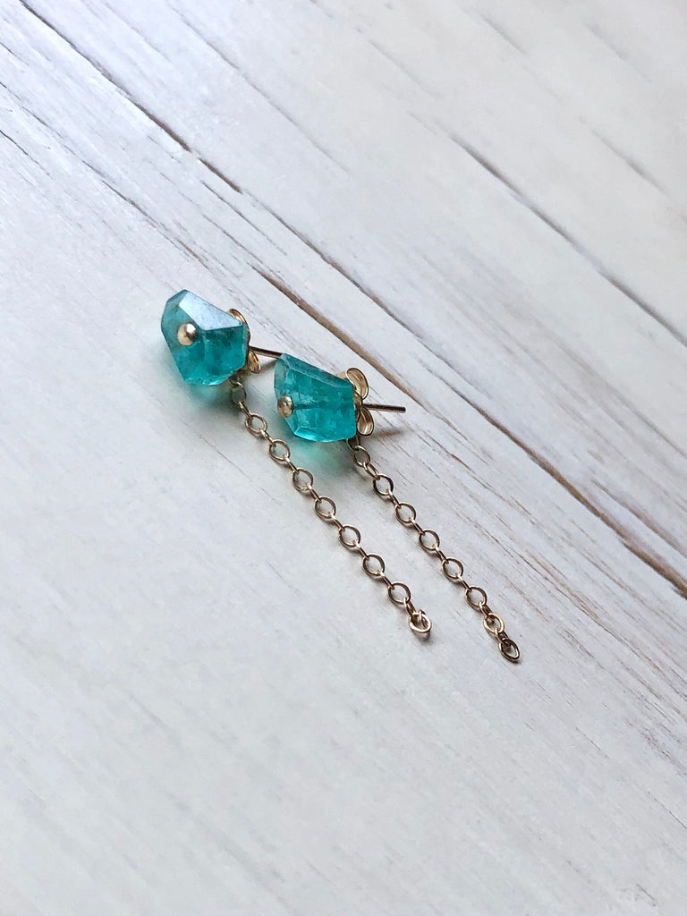 Apatite Chain Studs