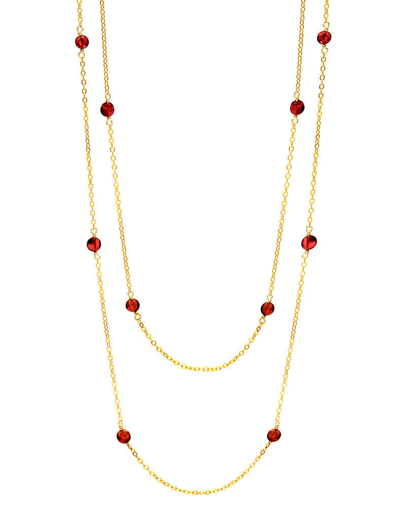 Lapis Coin Layering Necklace