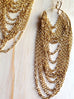 Gold Filled Chain Draped Earring