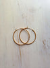 Classic Gold Metal Beaded Hoops