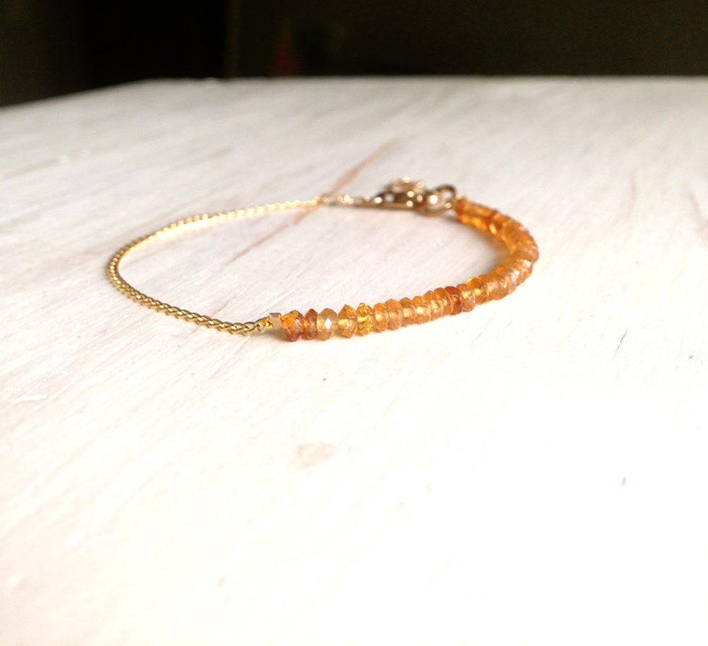 Tourmaline Tiny Faceted Bracelet