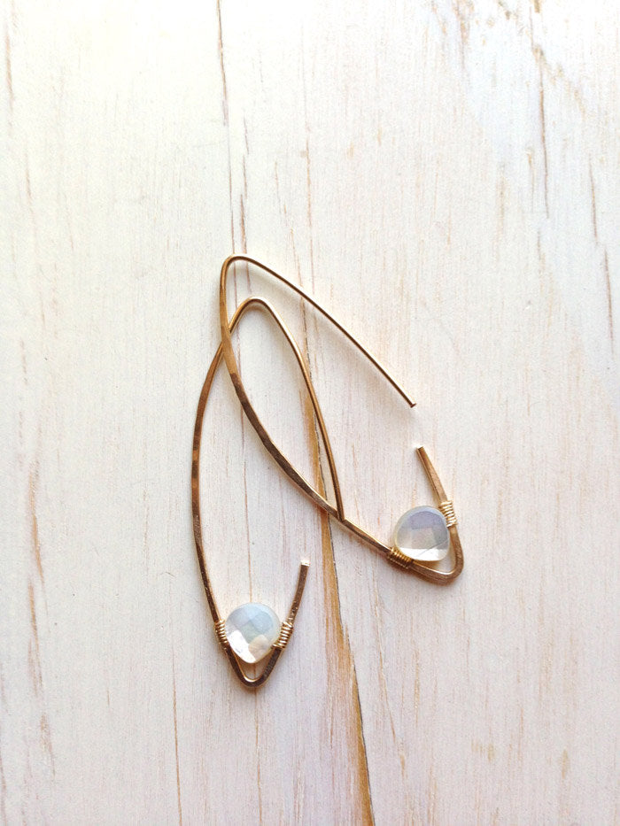 Gold Filled Tear Drop Hoop