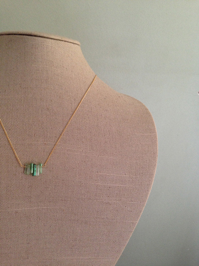 Tourmaline Tiny Shard Necklace