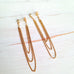 Gold Filled Chain Drop Earrings