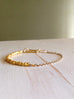 Gold Brushed Nugget Bracelet
