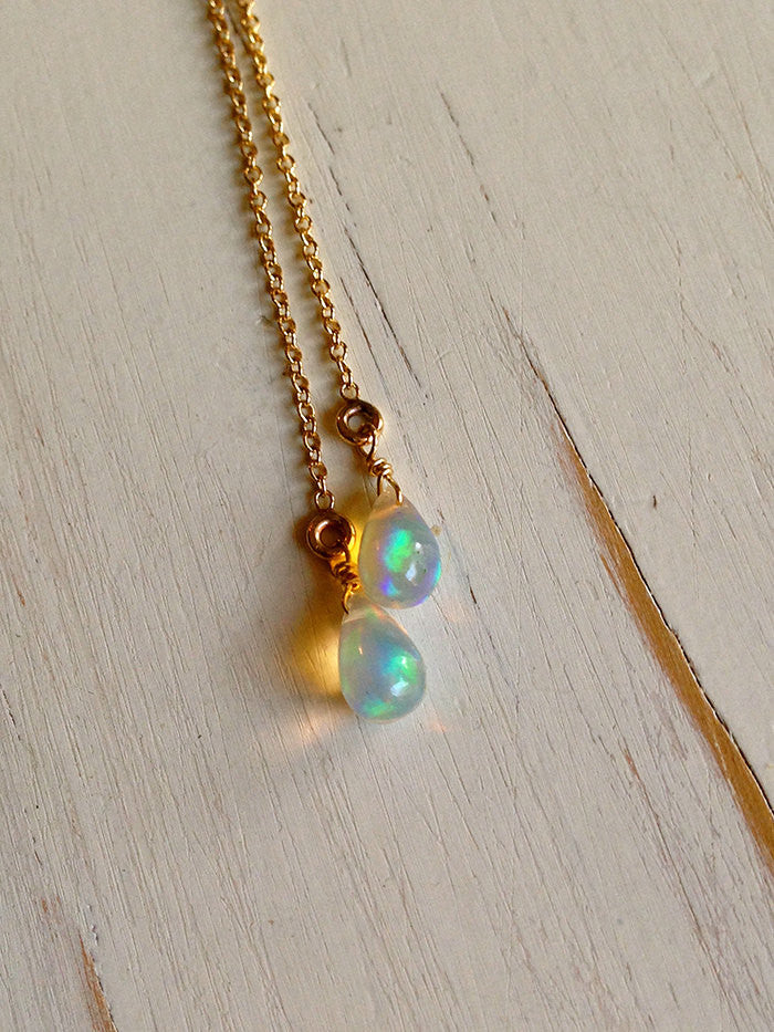 Welo Opal Teardrop Earrings