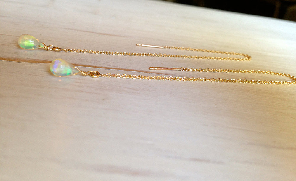 Welo Opal Teardrop Earrings