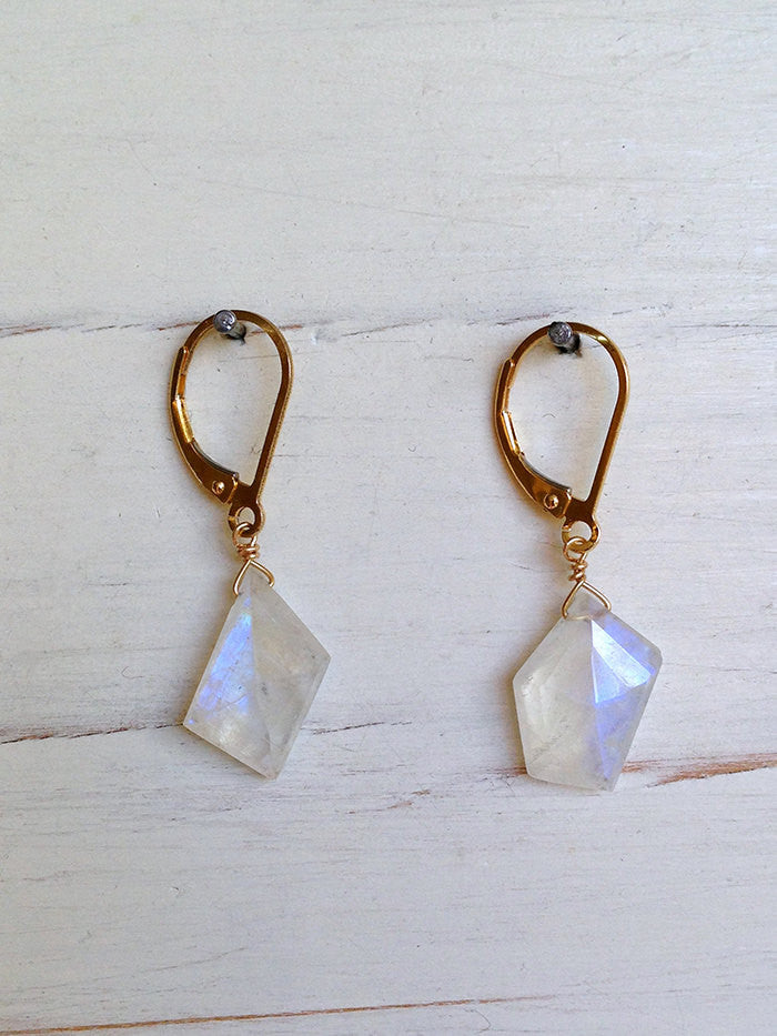 Moonstone Jag Earrings