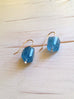 Teal Blue Fluorite Earrings