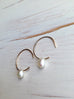 Pearl Tear Hoop