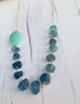 Fluorite Chrysoprase  Necklace