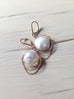 Pearl Dangle Chain Earrings
