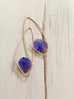 Natural Tanzanite Endless Hoop