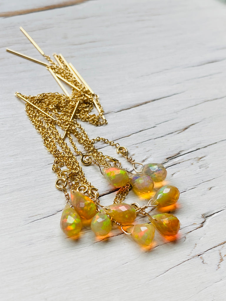 Welo Opal Teardrop Earrings