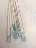 Aquamarine Crystal Pendant Necklace