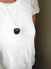 Garnet Raw Pendant Necklace