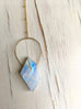 Moonstone Ring Pendant Necklace