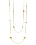Long Gold Coin Necklace