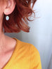 Australian Boulder Opal Slice Earrings