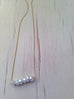 Delicate Pearl Bar Necklace